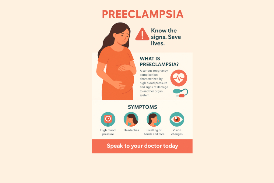 Preeclampsia symptoms diagnosis